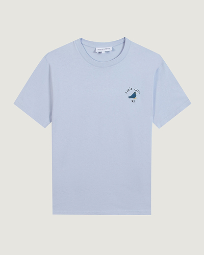 "paris pigeon" popincourt t-shirt#color_poplin-blue