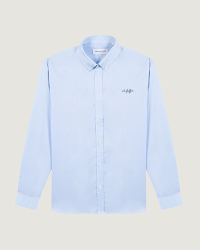 "out of office" malesherbes twill shirt#color_twill-sky-blue
