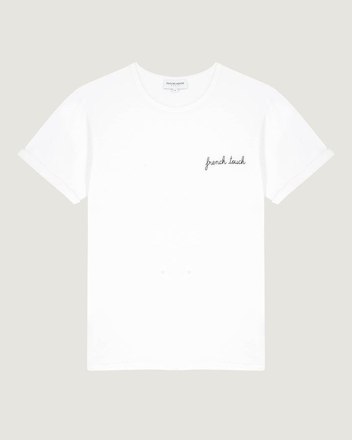 MAISON LABICHE ホワイト Tシャツ XS KMTFRENCHTOUCH-WHITE-1_720x.