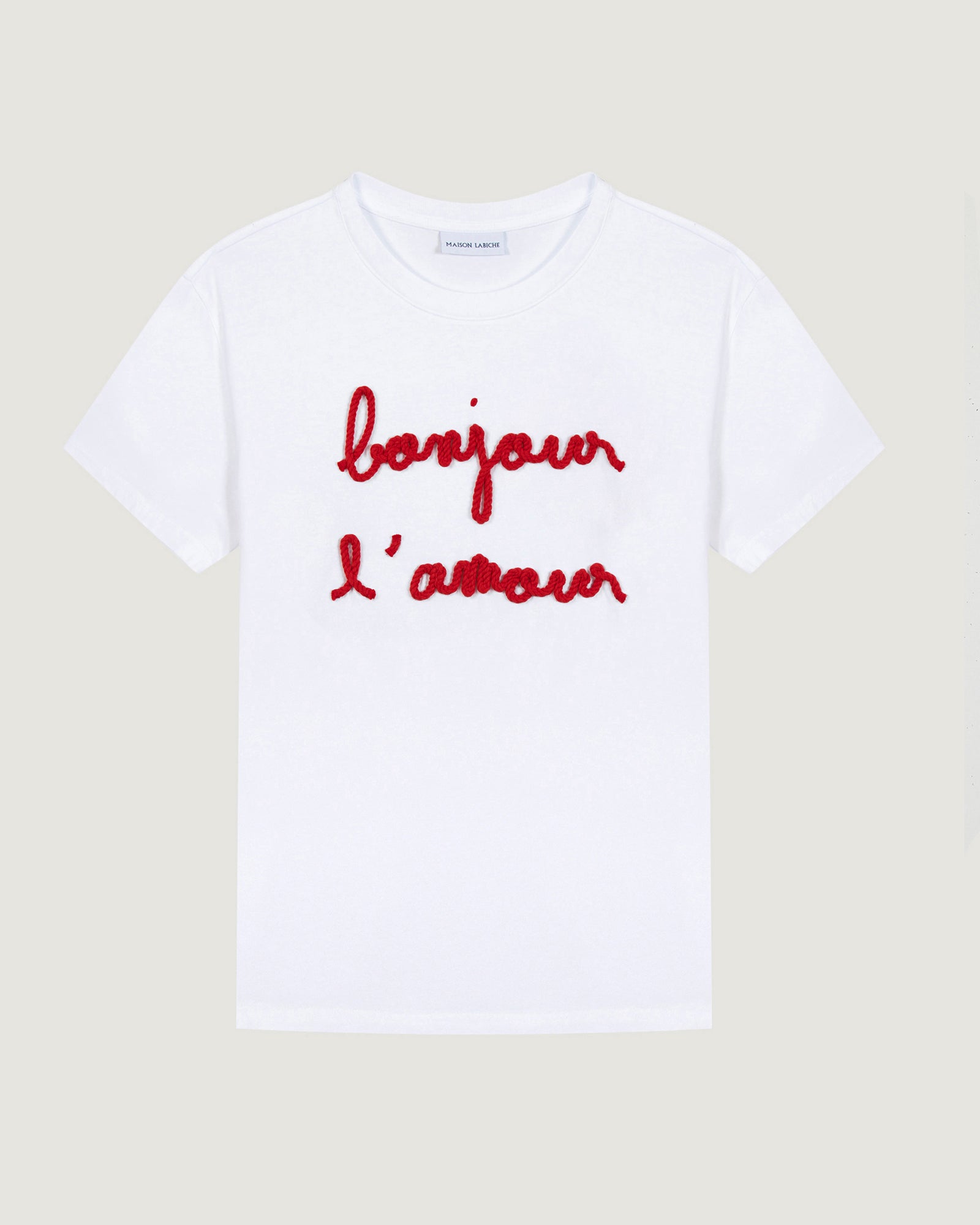 Women's t-shirts with embroidery: high quality - Maison Labiche