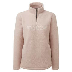TOG24 Kirstall Womens Fleece Zip Neck Rose Pink