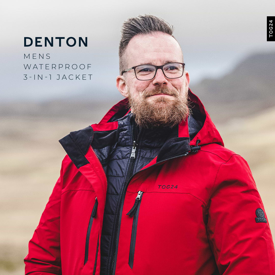 Denton Mens Waterproof 3-In-1 Jacket