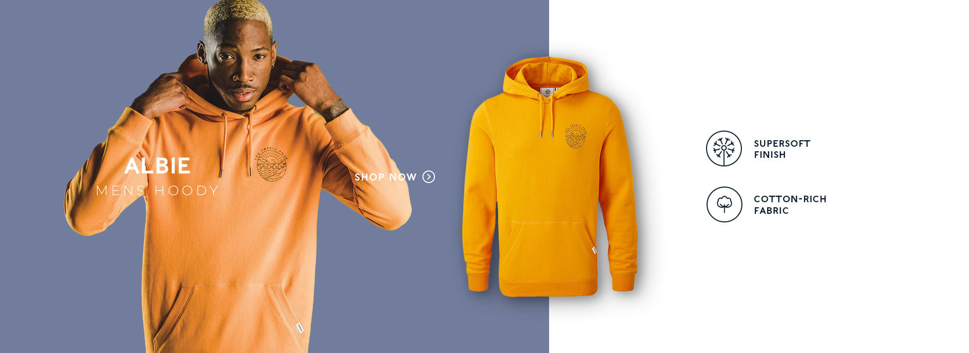 Albie Mens Hoody