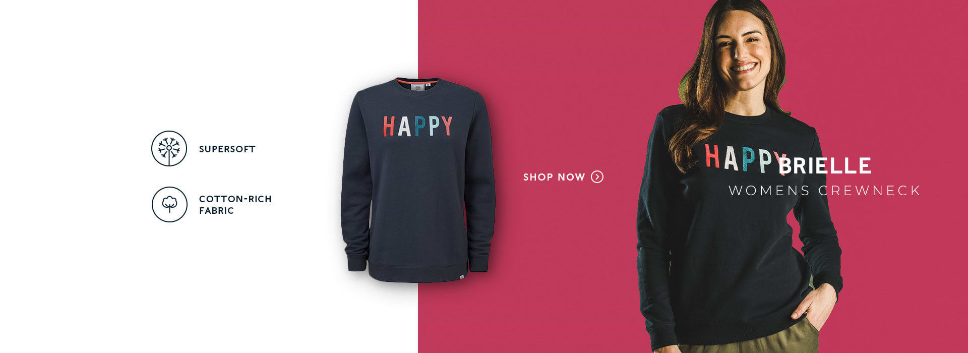 Brielle Womens Crewneck