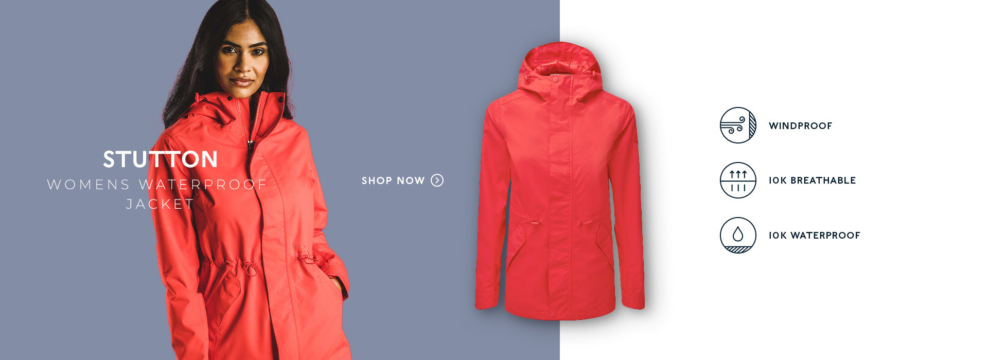 Stutton Womens Waterproof Jacket