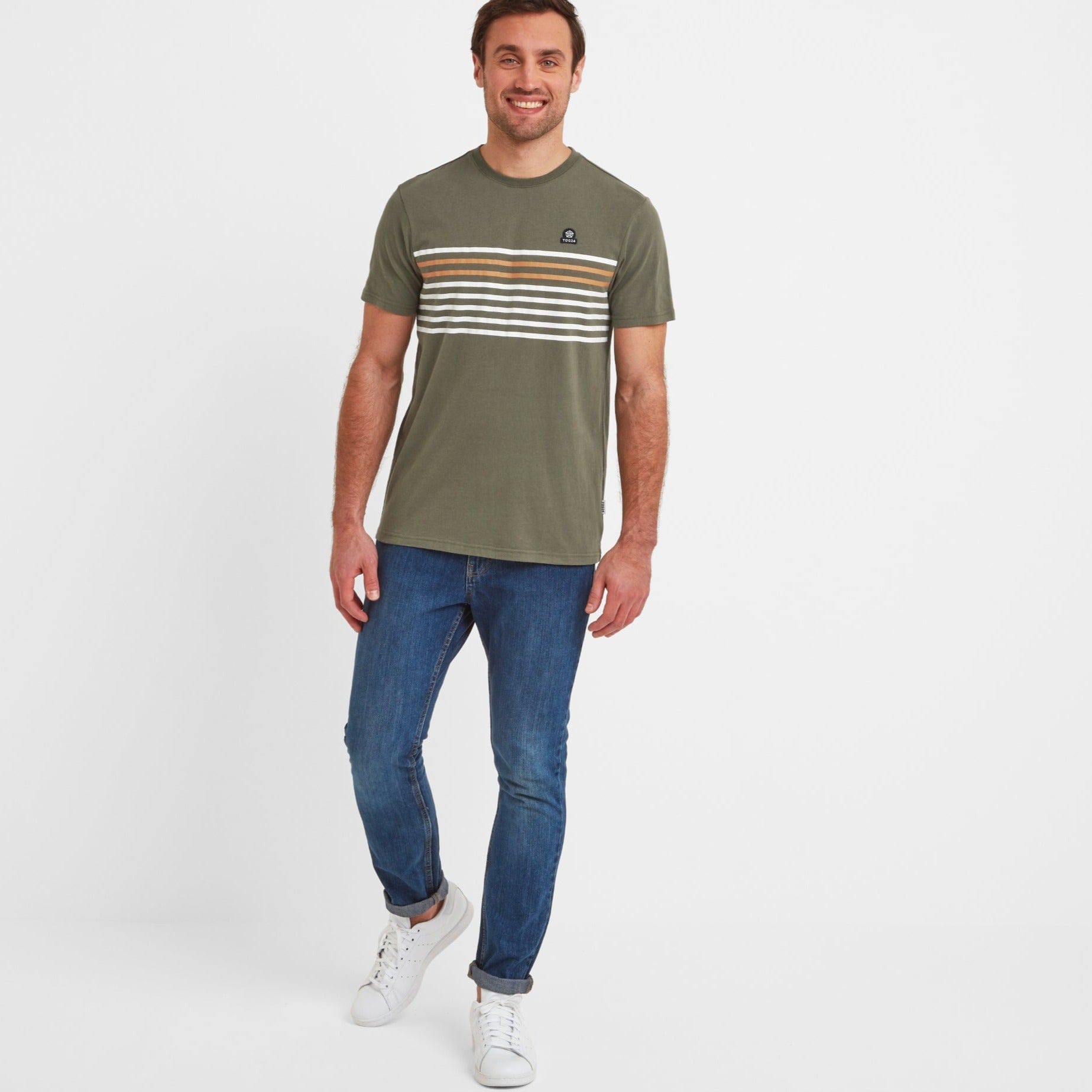 Mitchell Mens T-Shirt - Light Khaki