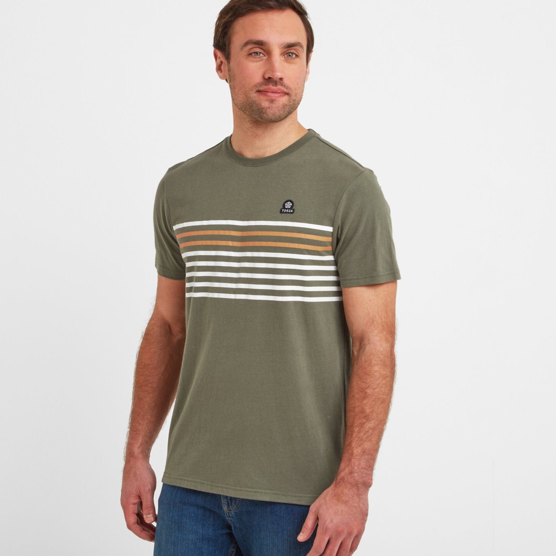 Mitchell Mens T-Shirt - Light Khaki