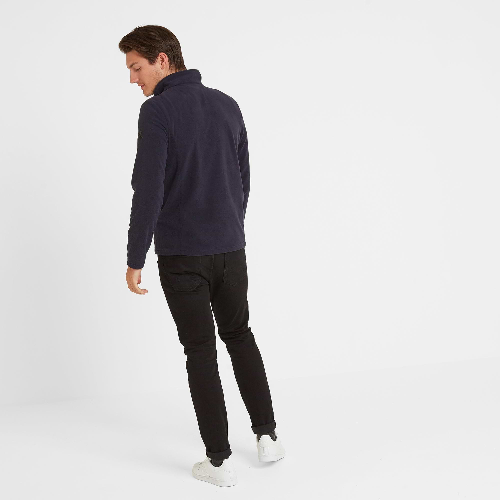 Shire Mens Fleece Zipneck - Navy