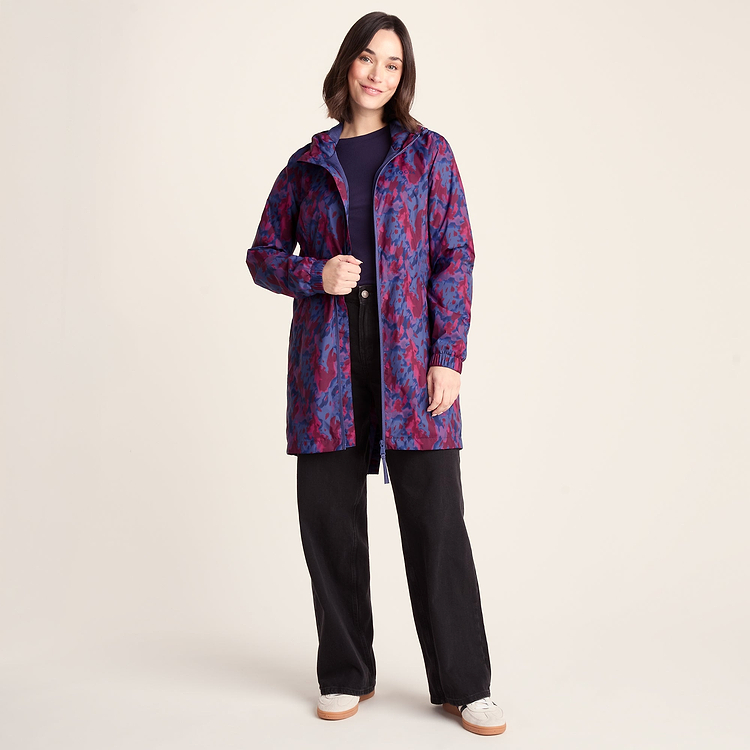 Kilnsey Womens Waterproof Jacket - Oxford Blue Abstract Print – TOG24