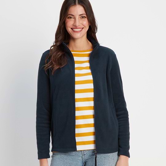Womens christmas fleece jacket top