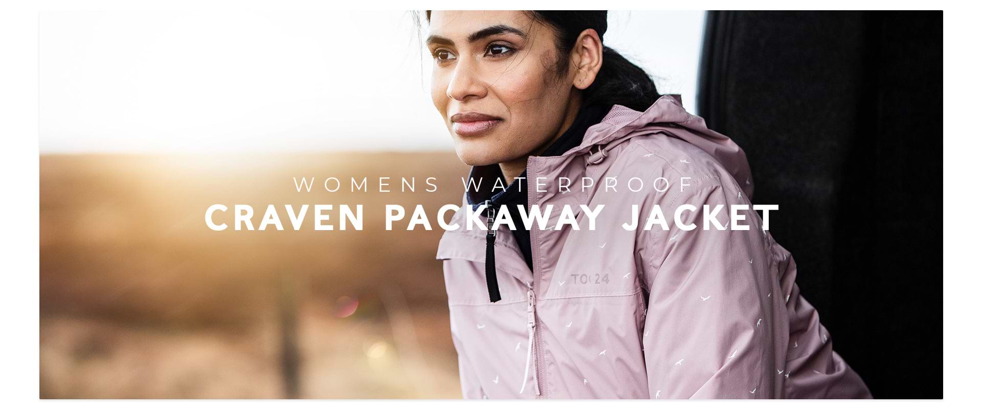 Craven Womens Waterproof Packaway Jacket