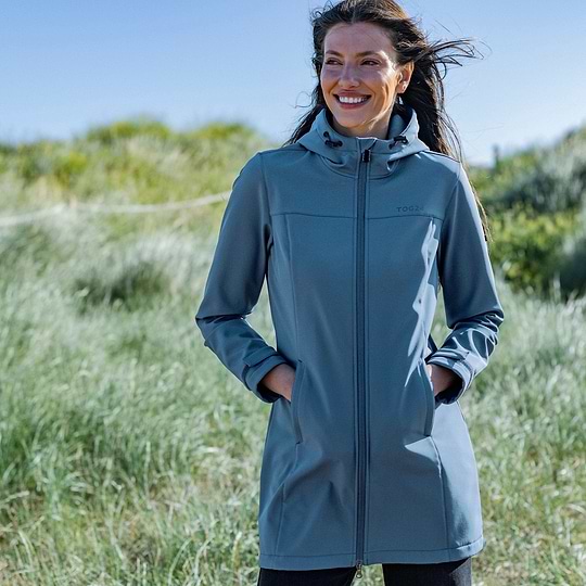 Ladies soft shell waterproof jacket clearance