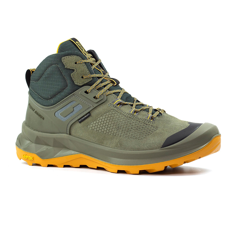 HEYDUDE Branson Classic Mens Boots - Dark Olive/Espresso – TOG24 display picture 3