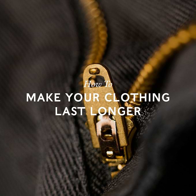 How to make your clothing last longer (and do your bit for the environment)