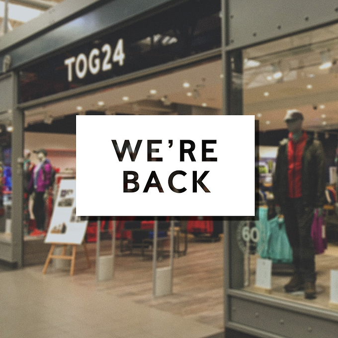 WE’RE BACK. TOG24 STORES START TO REOPEN, SAFELY