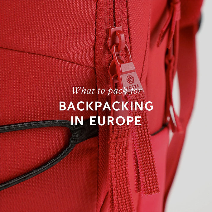 What to pack for backpacking in Europe