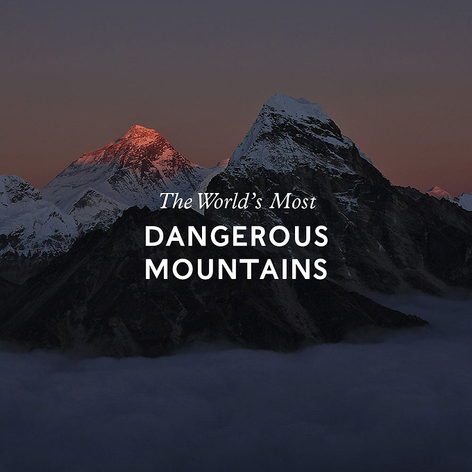 Revealed: The World’s Most Dangerous Mountains