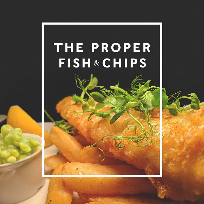 Yorkshire Fish & Chips in Beer batter