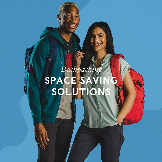 SPACE SAVING SOLUTIONS FOR BACKPACKING