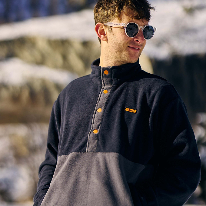 Horth Mens Half Zip Fleece - Black