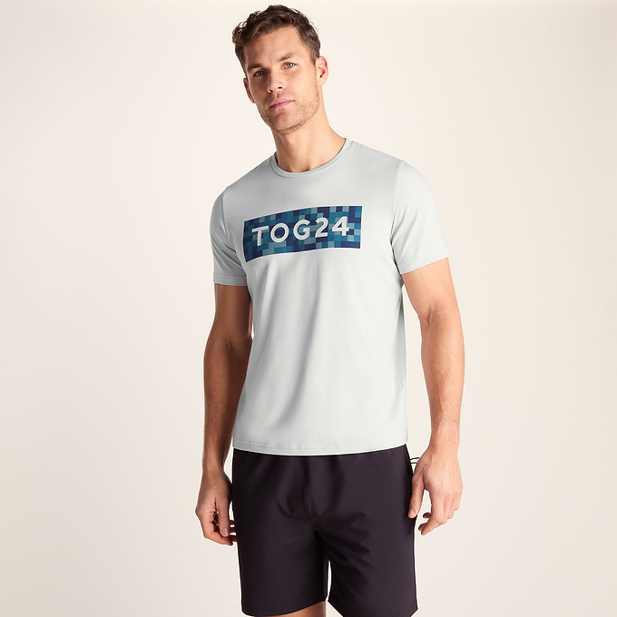 Abel Mens Breathable Performance T-Shirt - Raincloud