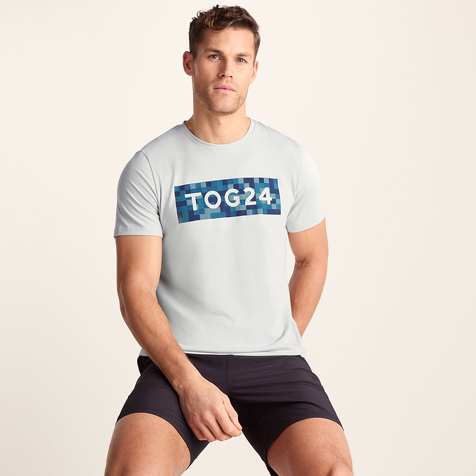 Abel Mens Breathable Performance T-Shirt - Raincloud