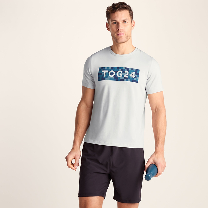 Abel Mens Breathable Performance T-Shirt - Raincloud