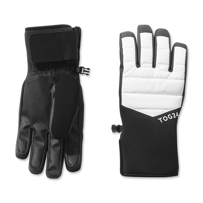 Adventure Ski Gloves - Optic White