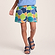 Lime Cloud Print