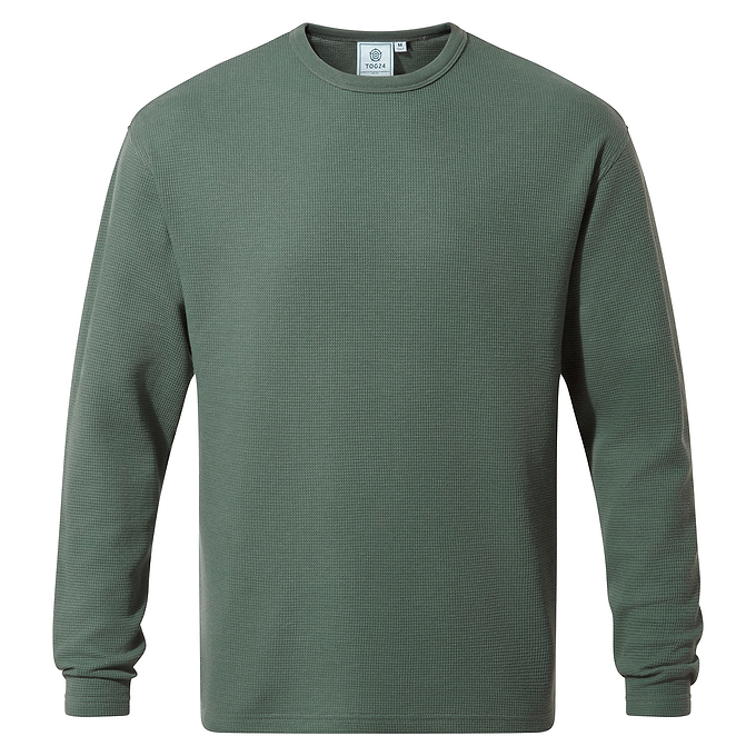 Ainsdale Mens Long Sleeve T-Shirt - Light Forest