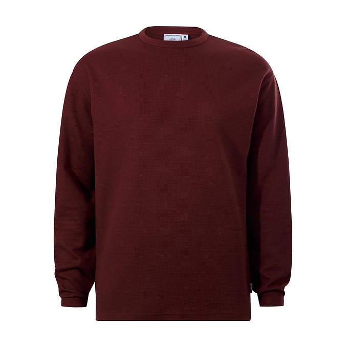 Ainsdale Mens Long Sleeve T-Shirt - Burnt Caramel