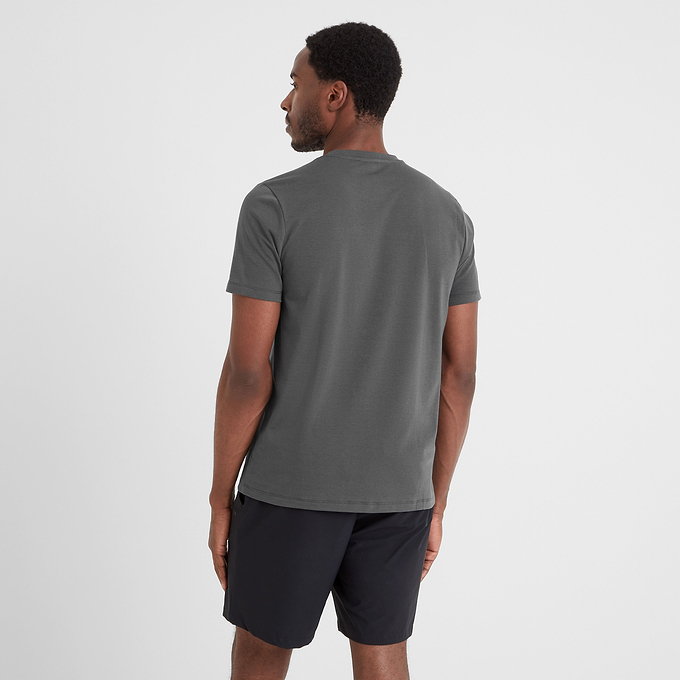 Airwell Mens Tech Short Sleeve Top - Soot Grey