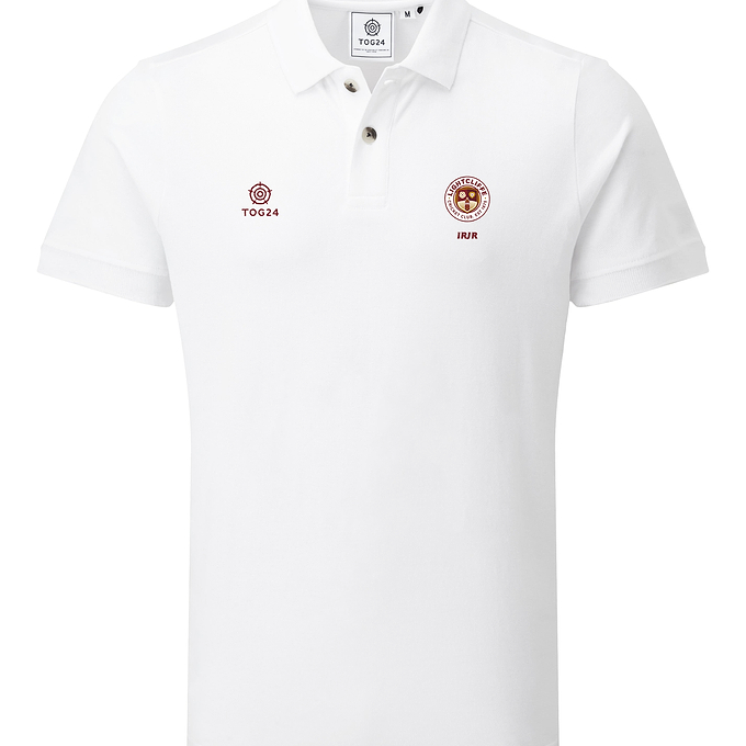 Lightcliffe CC Mens - Aketon Polo Shirt Optic White