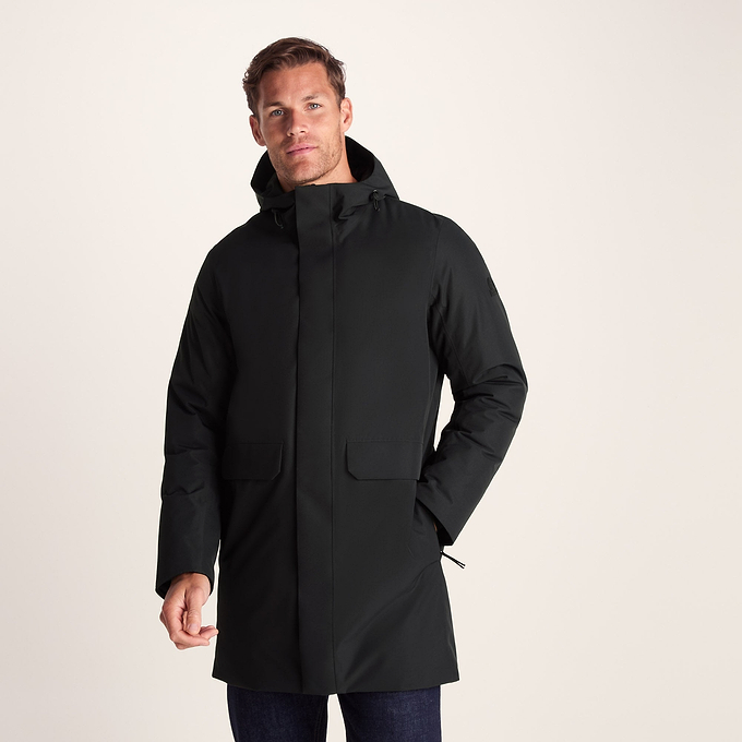 Aksel Mens Waterproof Parka - Black