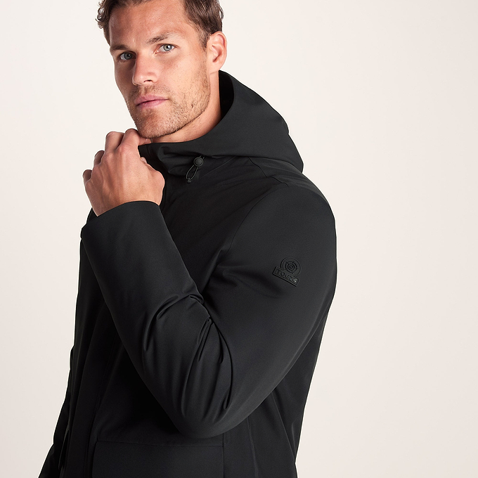 Aksel Mens Waterproof Parka - Black