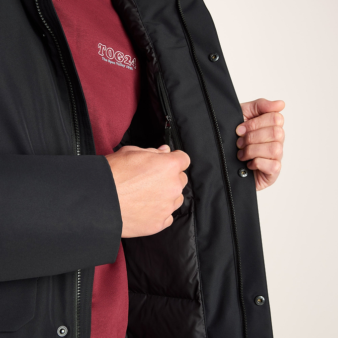 Aksel Mens Waterproof Parka - Black