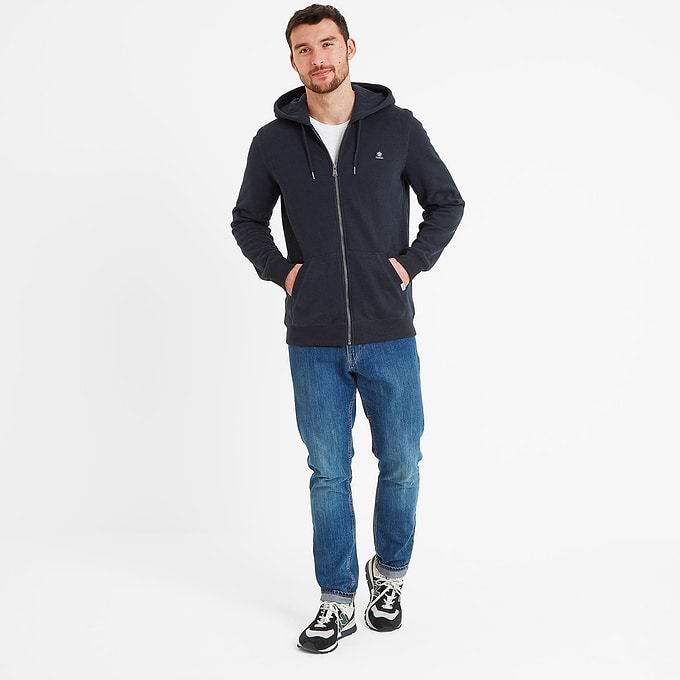 Alden Mens Hoody - Dark Indigo