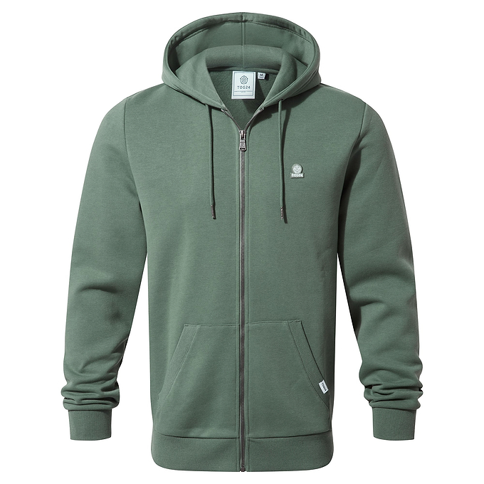 Alden Mens Zip Hoody - Light Forest