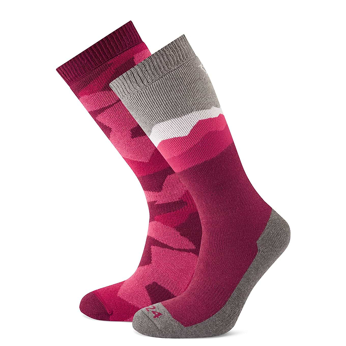 Aleko Womens Ski Socks - Raspberry