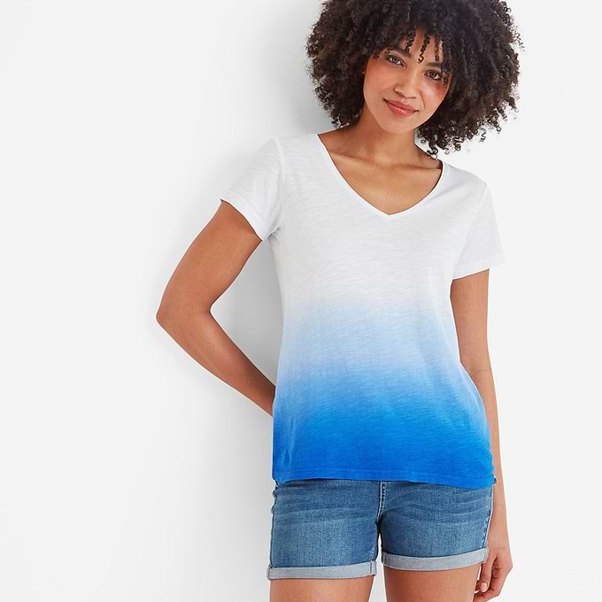 Alexa Womens T-Shirt - Mykonos Blue