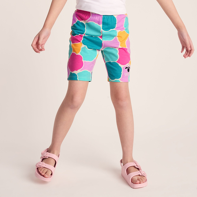 Altay Kids Shaun the Sheep Cycling Short - Pink Cloud Print