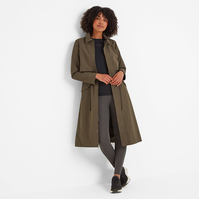 Alva Womens Waterproof Jacket - Khaki