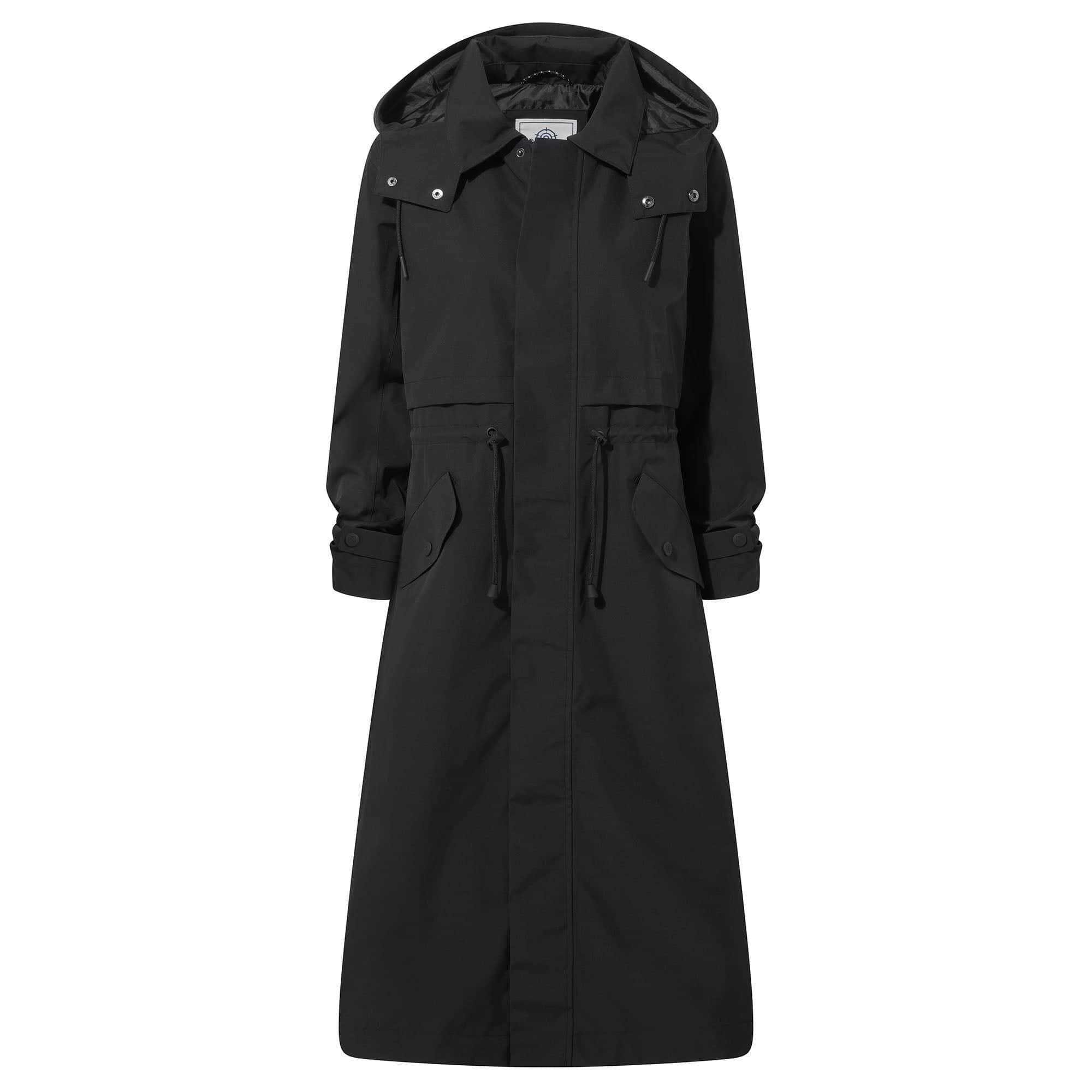 Alva Womens Waterproof Trench Coat - Black – TOG24