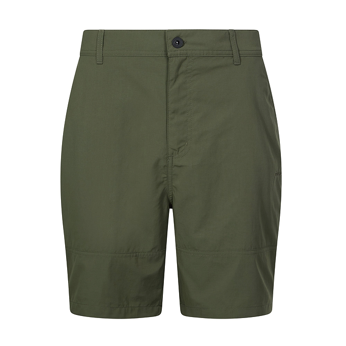 Amble Mens Lightweight Ripstop Performance Shorts - Khaki