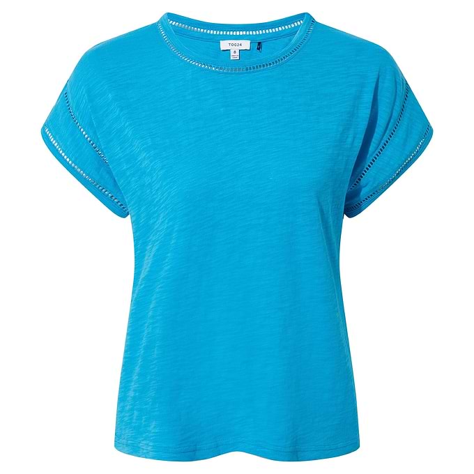 Andrea Womens T-Shirt - Azure Blue