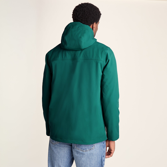 Andro Mens Hooded Waterproof Softshell Jacket - Dark Turquoise