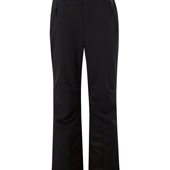 Annecy Womens Softshell Salopettes - Black