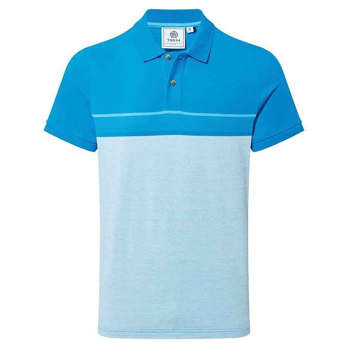 Anwick Mens Polo Shirt - Tropical Blue