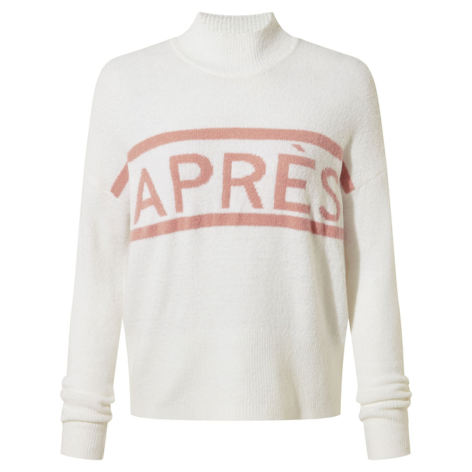 Apres Womens Knitted Jumper - Optic White