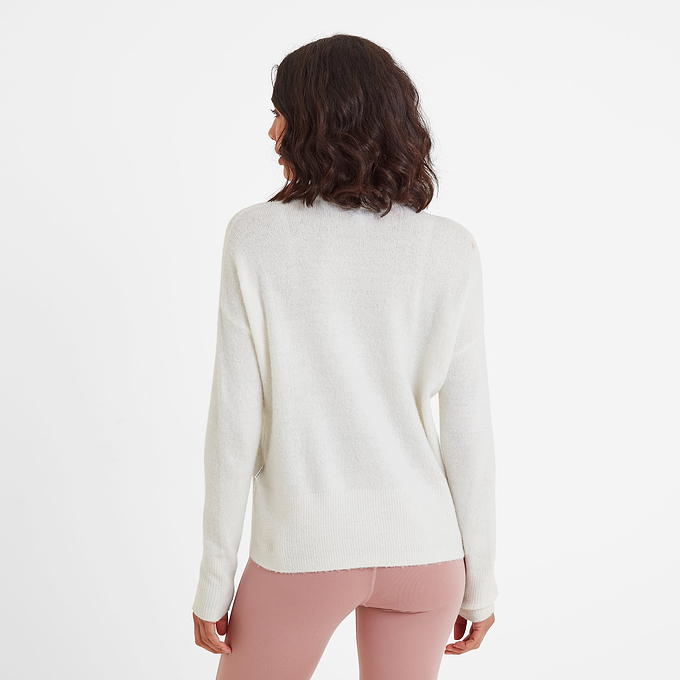 Apres Womens Knitted Jumper - Optic White